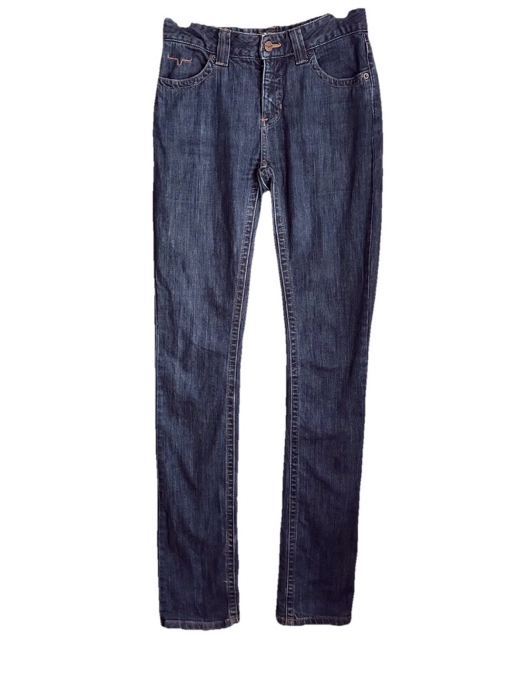 Kimes Ranch Betty Jeans Womens 4/38*** Dark Wash Straight Leg Mid Rise Cowgirl